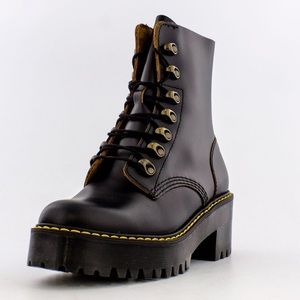 Dr. Martens Leona vintage smooth leather heeled boots